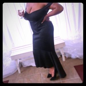 Black off the shoulders Evening gown